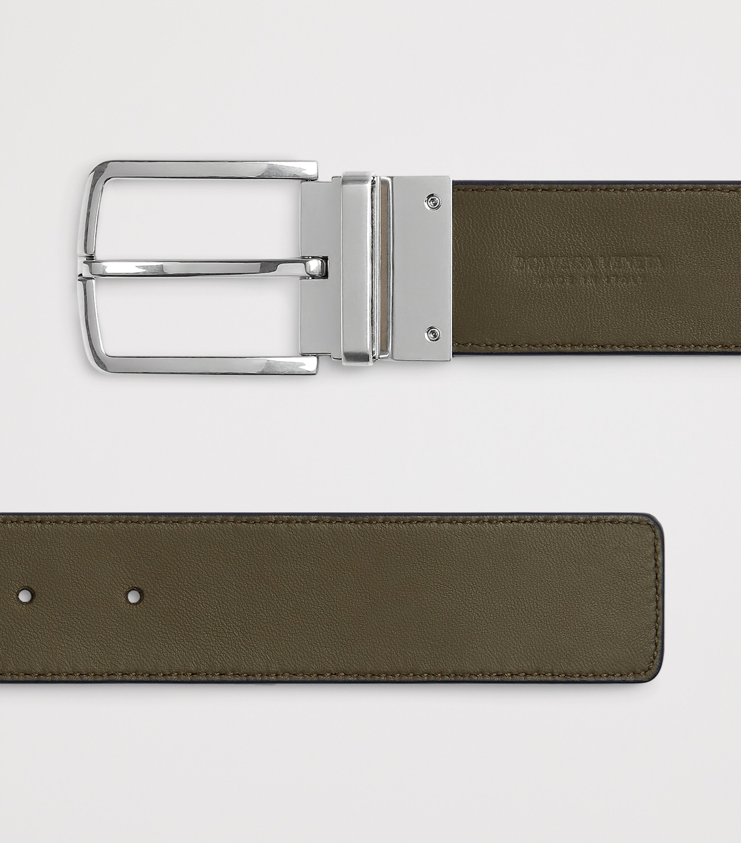 Grained Leather Intrecciato Belt 2145 Image 3