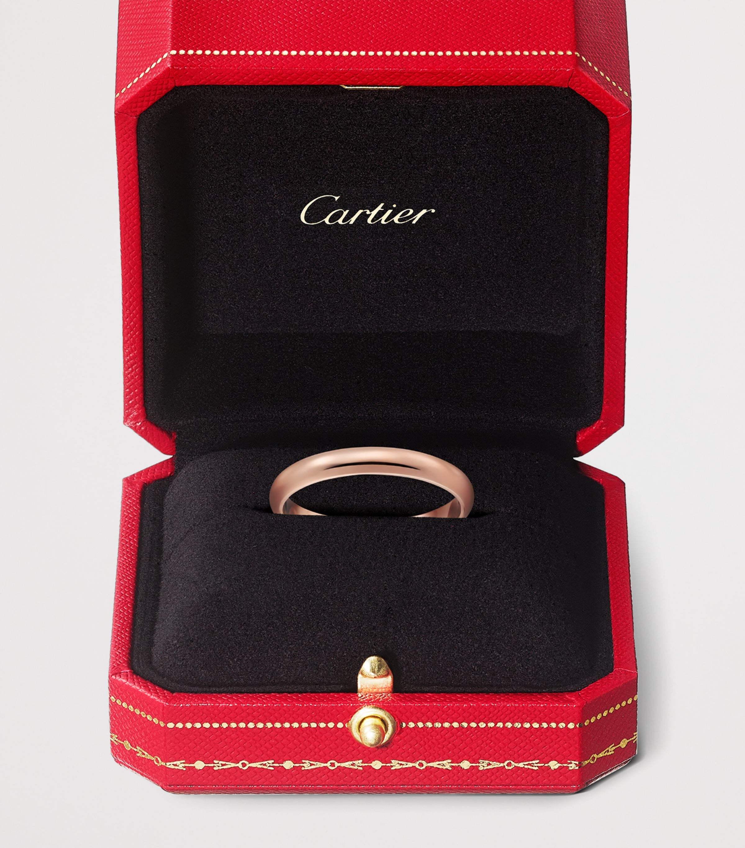 Cartier Rose Gold 1895 Wedding Band (2.5mm) Rose Gold Image 4