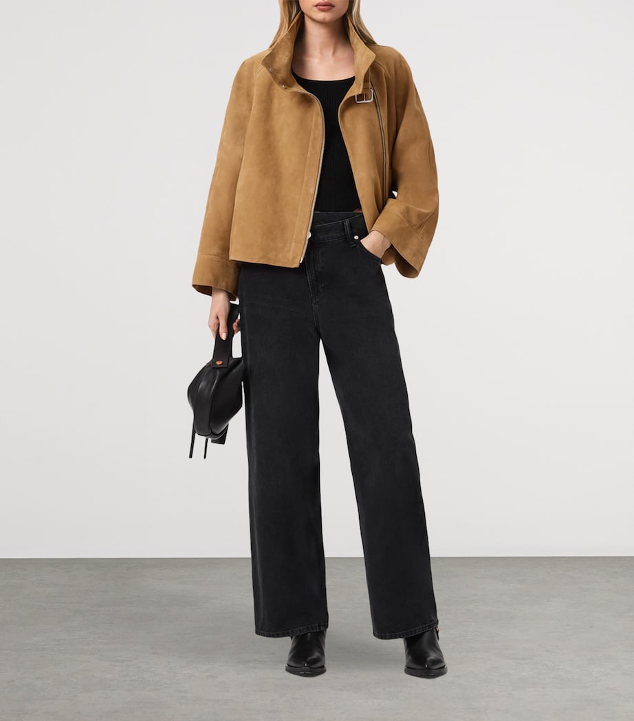 Suede Rhone Jacket CAMEL BROWN Image 6