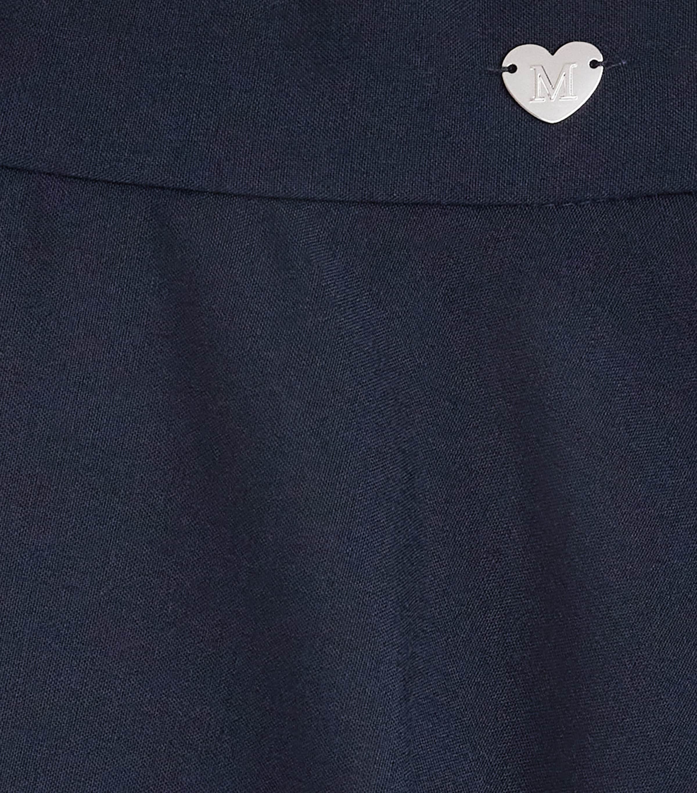 Monnalisa Elasticated Flared Skirt (2-12 Years) Blu Scuro Image 3