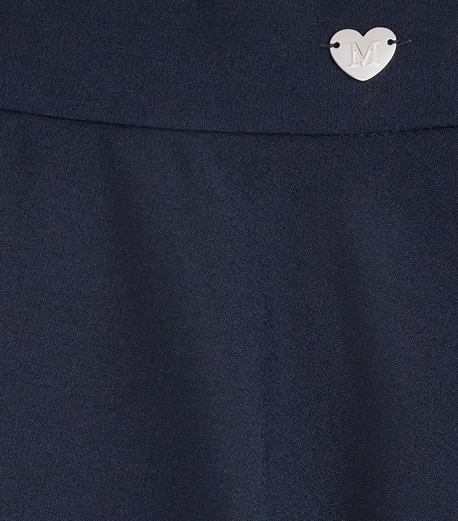Monnalisa Elasticated Flared Skirt (2-12 Years) Blu Scuro Image 3