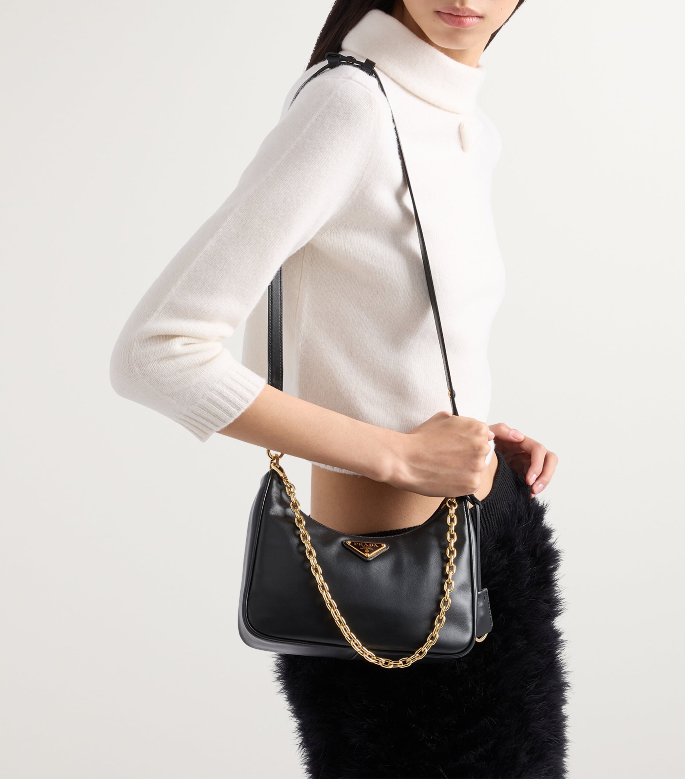 Mini Leather Re-Edition Shoulder Bag F0002 Image 8