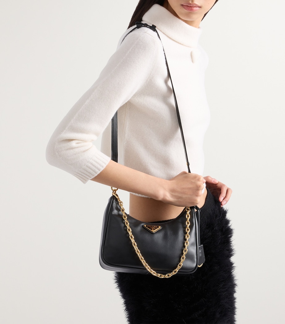 Mini Leather Re-Edition Shoulder Bag F0002 Image 8