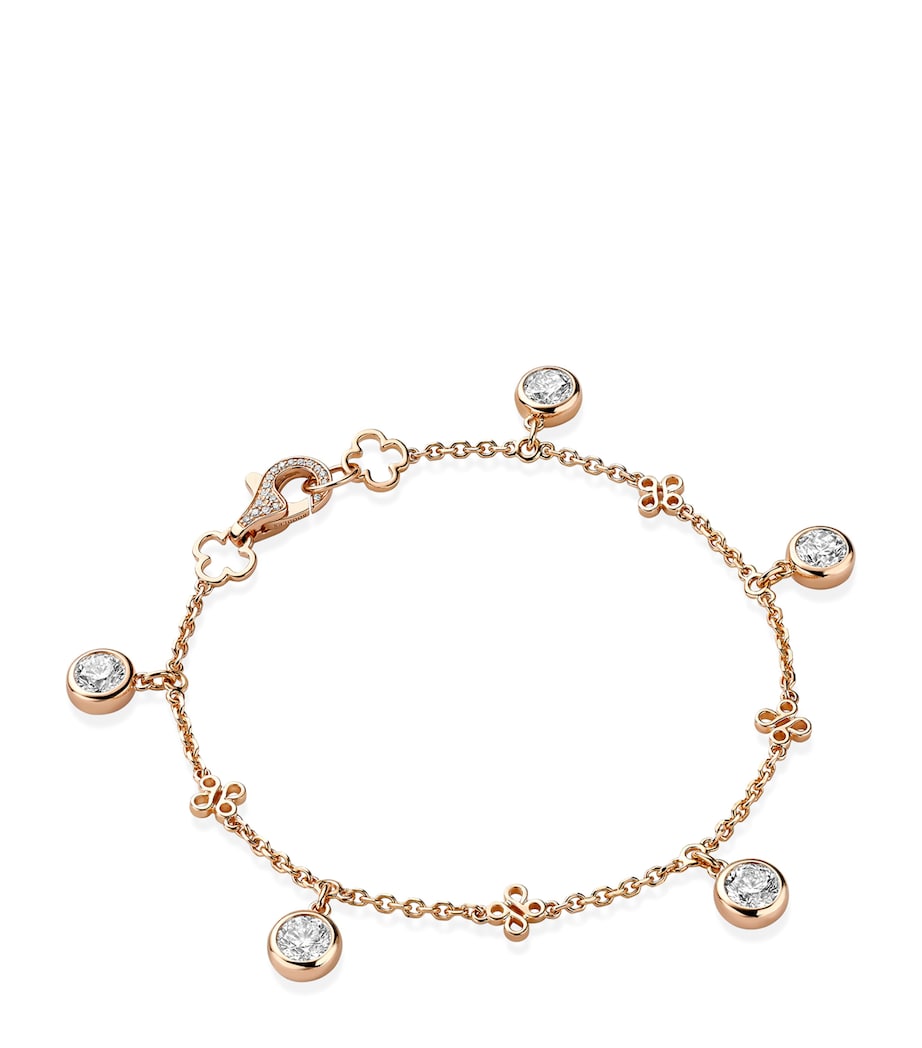 Rose Gold and Diamond Beach Bracelet 18CT ROSE GOLD Image 1