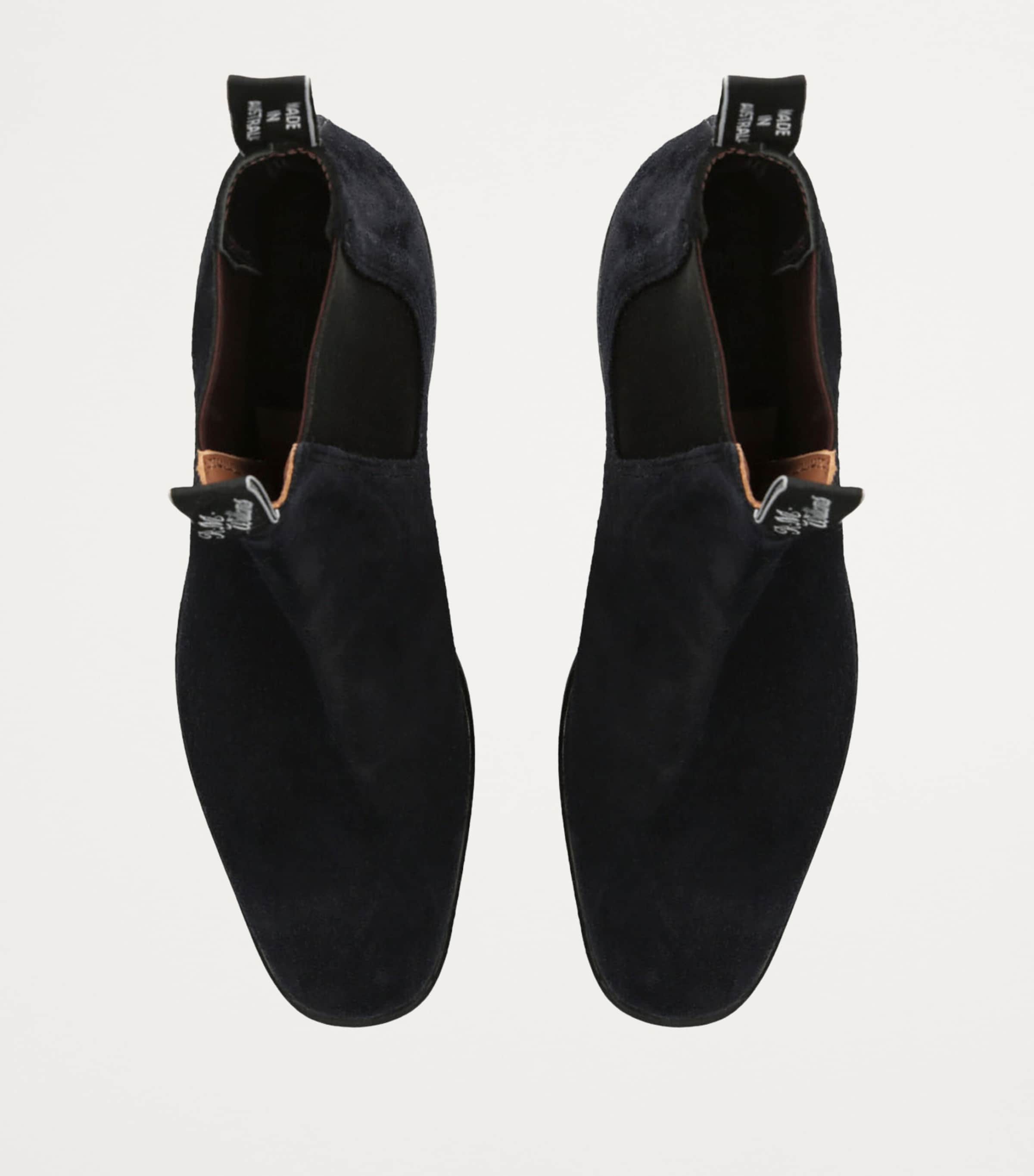 Suede Ankle Boots NAVY Image 4