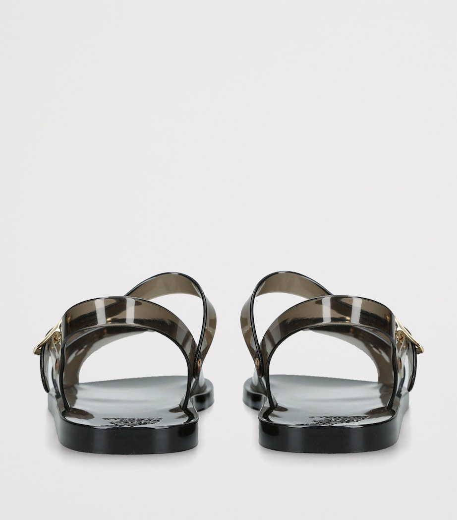 Ancient Greek Sandals Jelly Irini Sandals Black Image 2