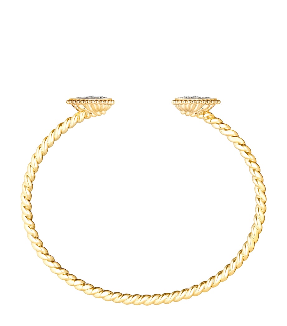 Small Yellow Gold and Diamond Serpent Bohème Motif Bracelet YELLOW GOLD Image 3