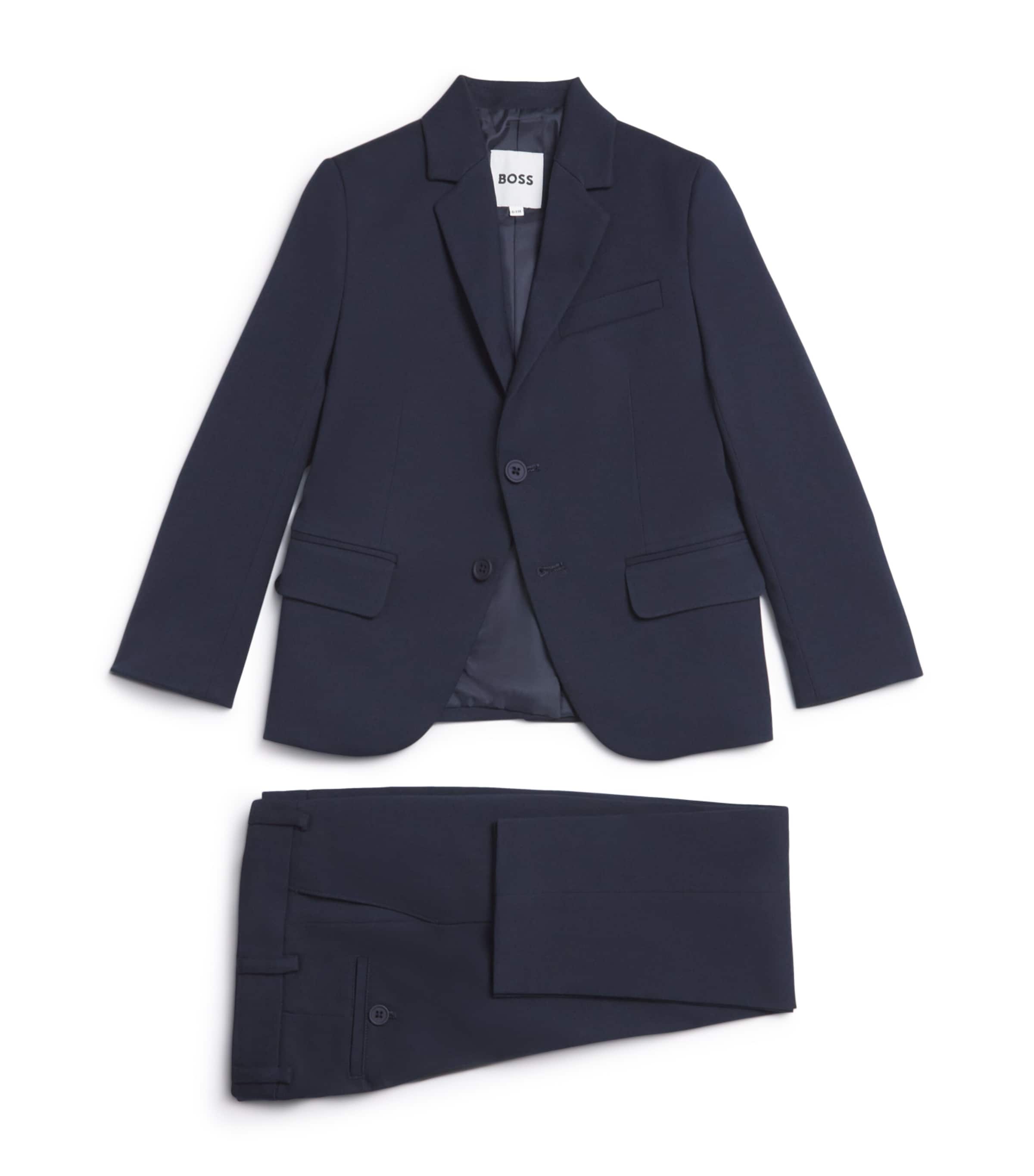 Bosswear Blazer And Trousers Set In Blue