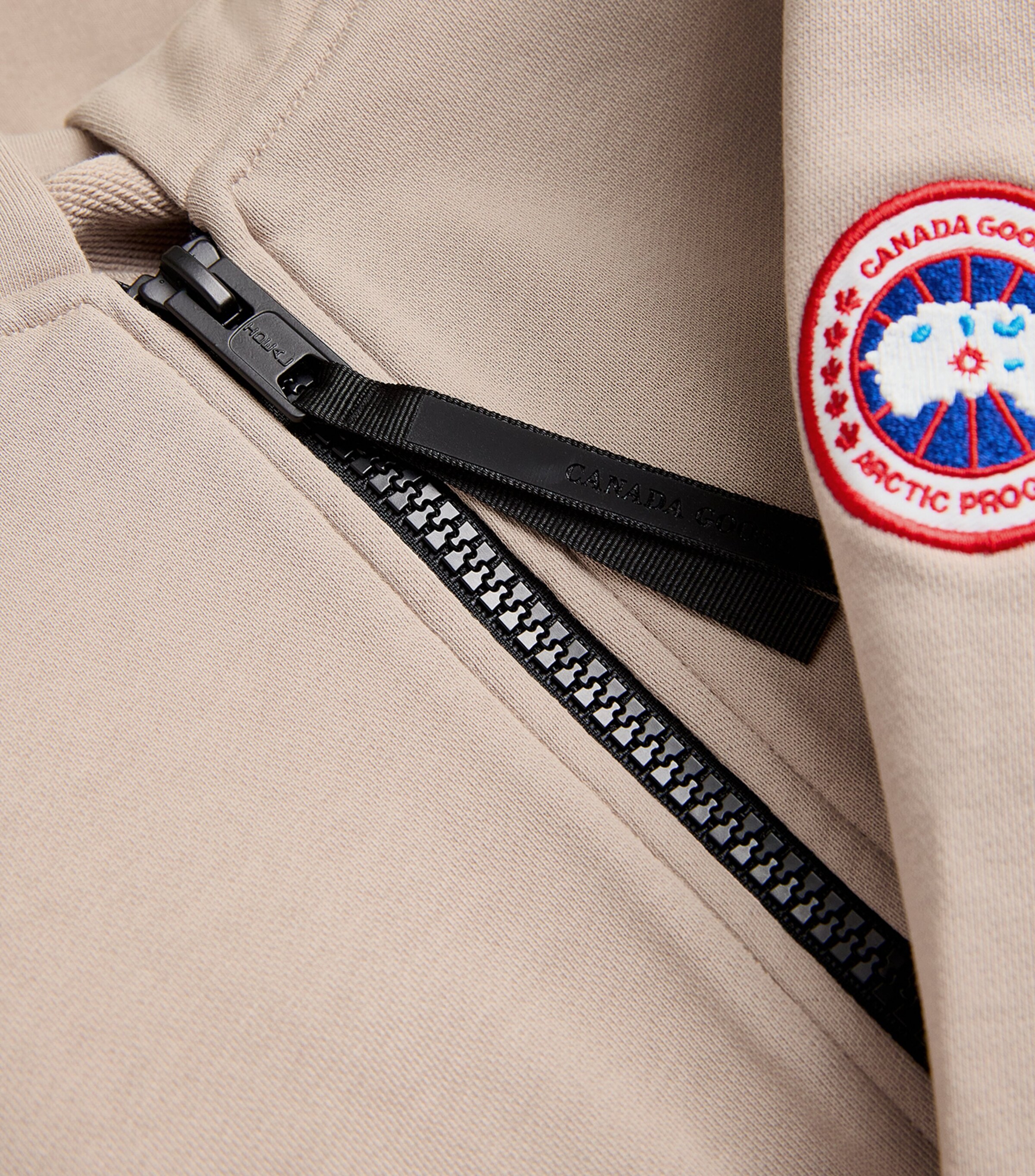 Canada Goose Mens Cotton Zip-Up Huron Hoodie Image 5