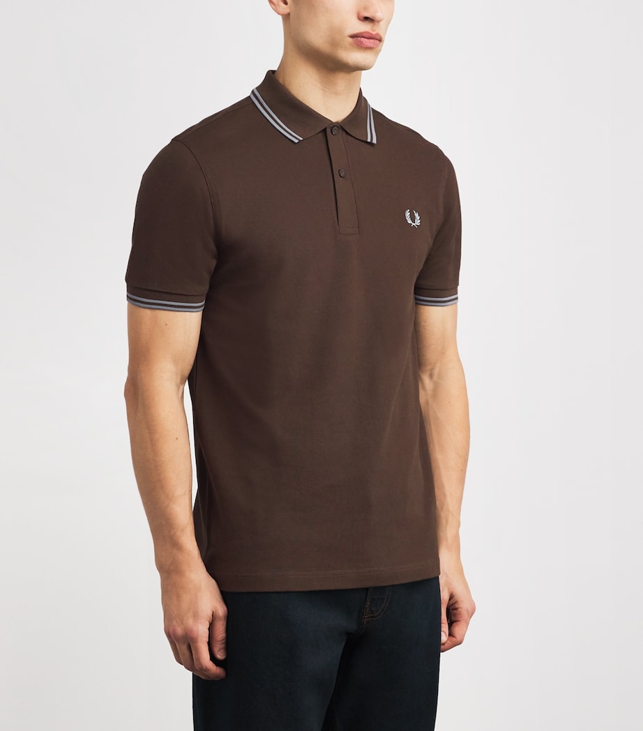 Twin Tipped Polo Shirt 49A BRNTTBCC/STKPRTB Image 3