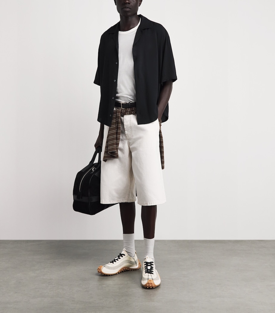 AMI Paris Mirage Sneakers Blanc Creme Image 4