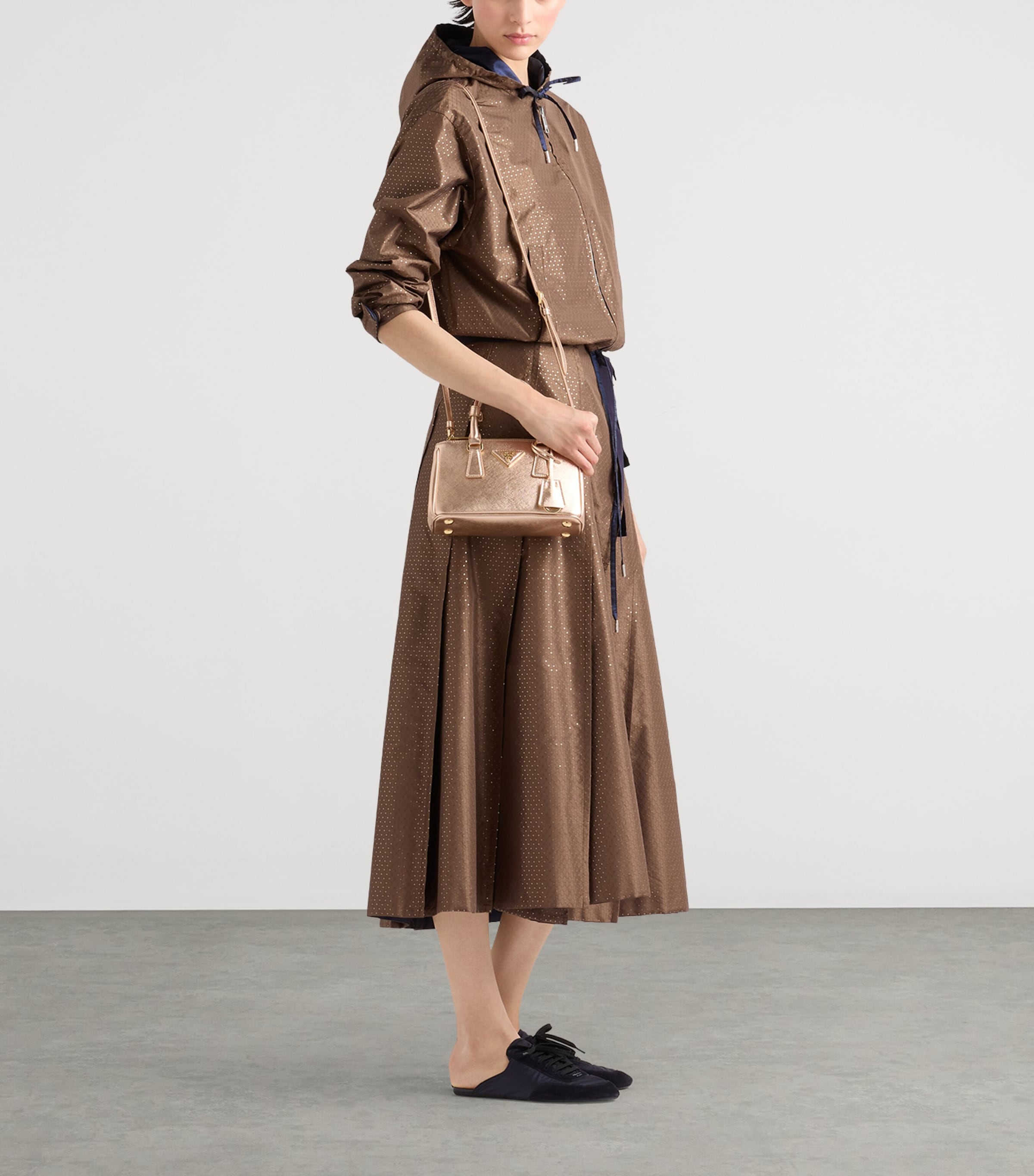 Prada Mini Saffiano Leather Galleria Top-Handle Bag Powder Image 3
