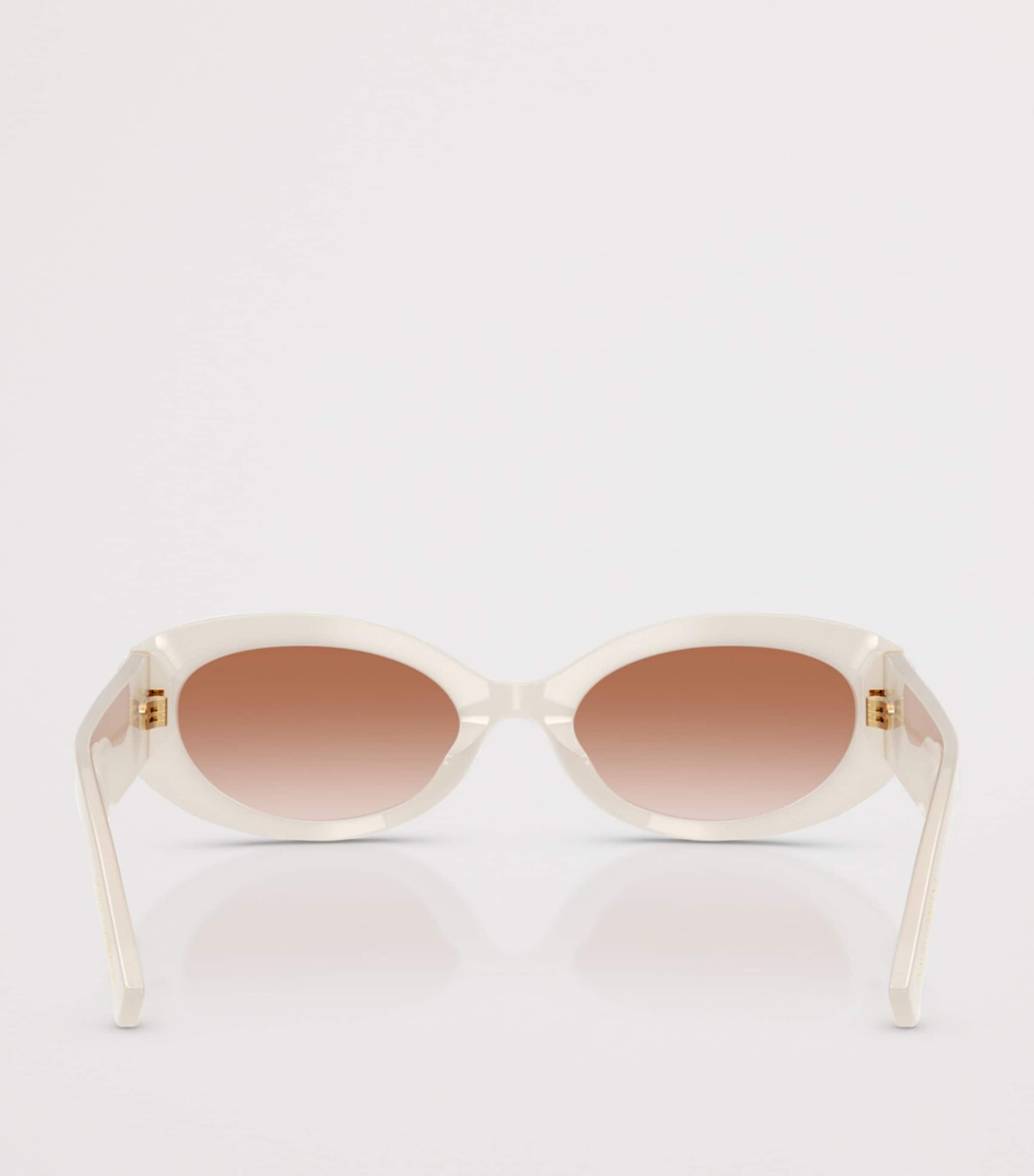 Dolce&Gabbana Oval Sunglasses White Image 4