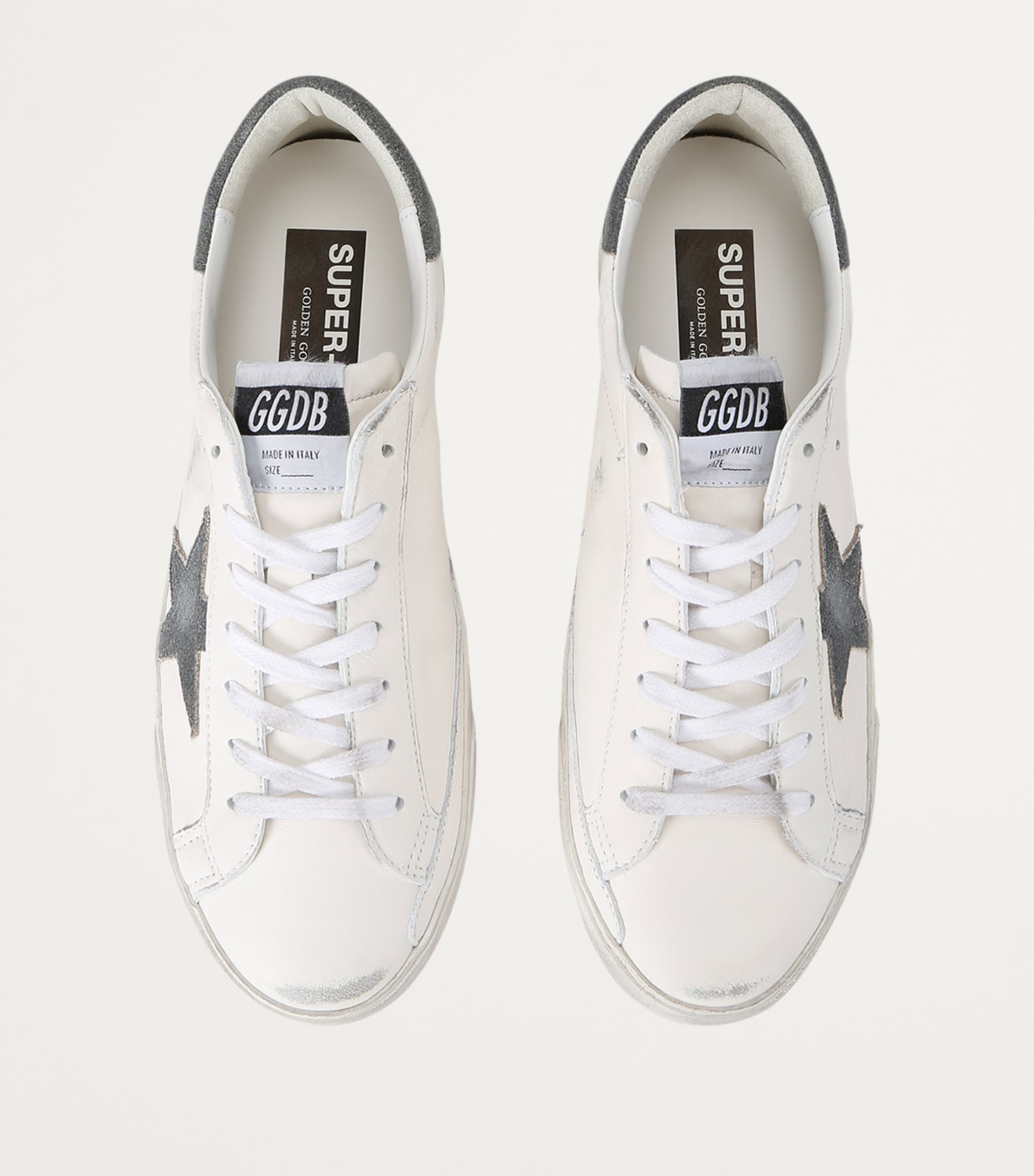 Leather Super-Star Sneakers GREY/OTHER Image 4