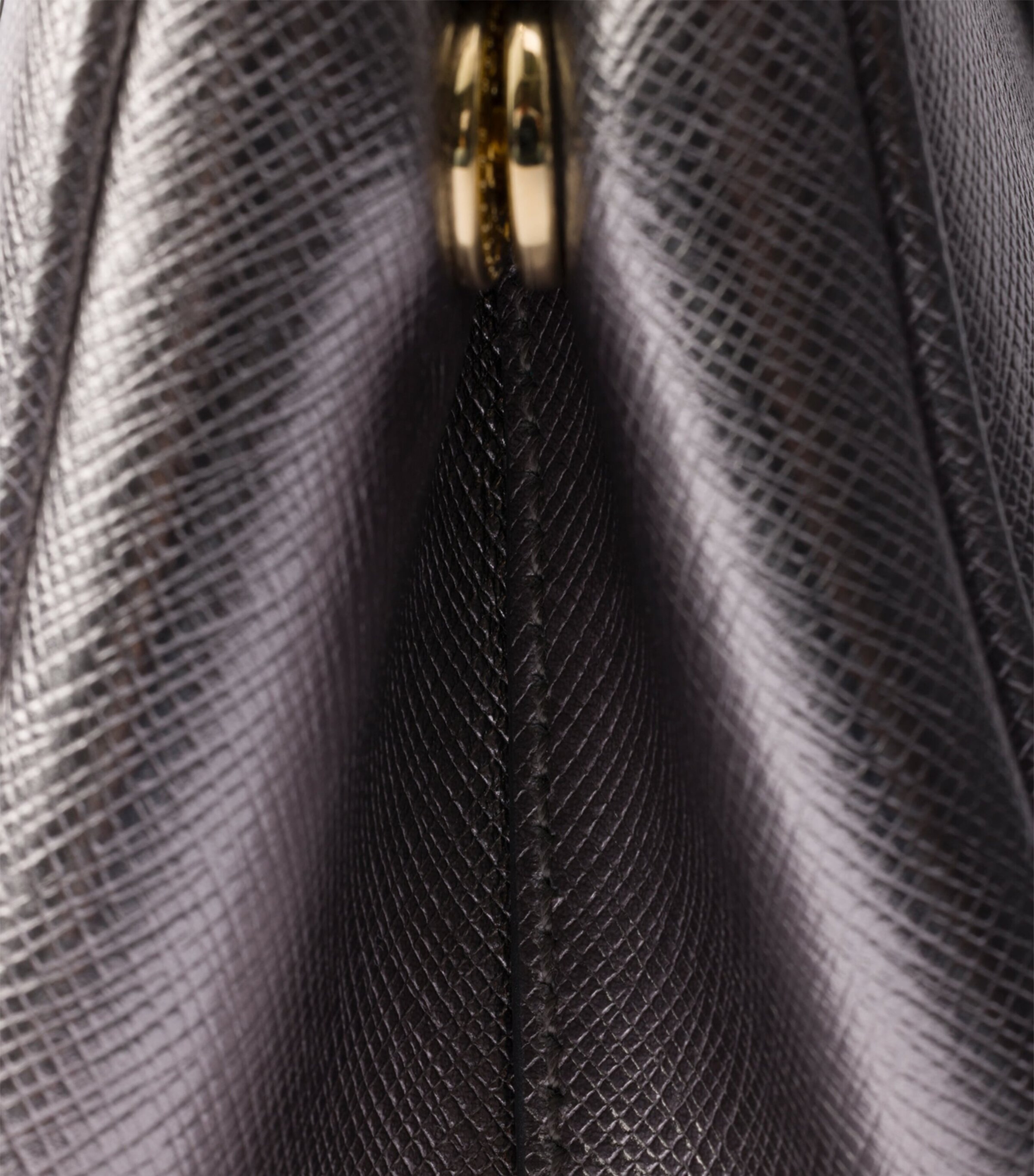 Mini Metallic Saffiano Leather Galleria Top-Handle Bag F0135 Image 6