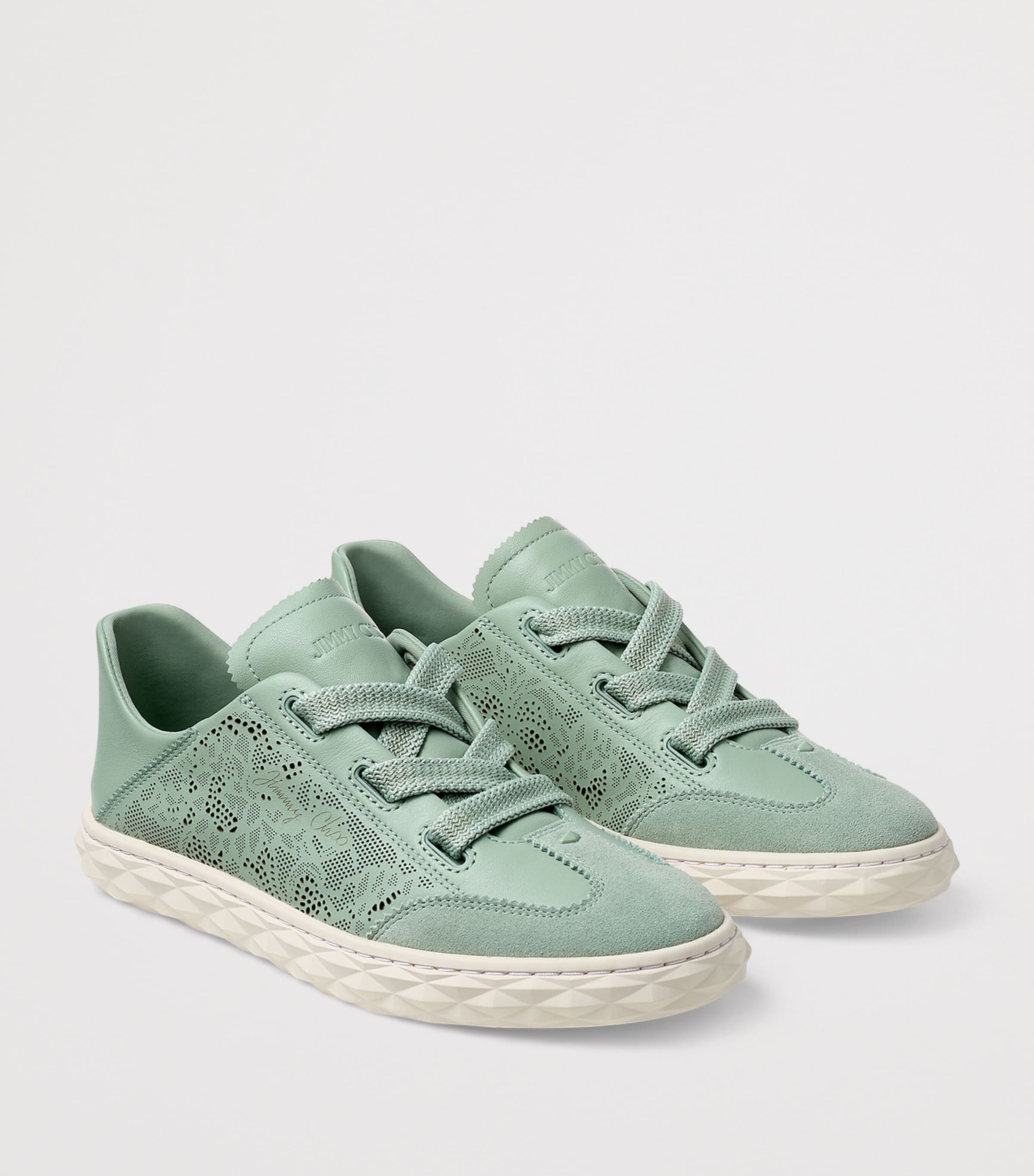 Diamond Light Flex Leather Sneakers V VERDE Image 2