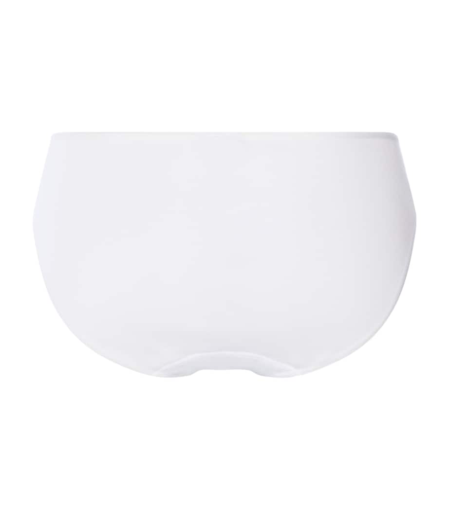 Hanro Womens Cotton Belen Midi Briefs White Image 5