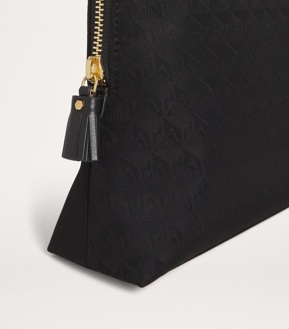 Logo Jacquard Lotions and Potions Pouch BLACK Image 3