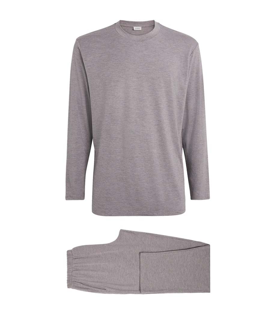 Cosy Comfort Pyjama Set 042 GREY MELANGE Image 1