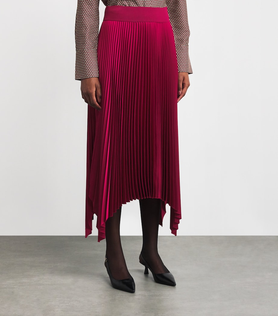 Ade Knit Weave Plissé Skirt RUBY Image 3