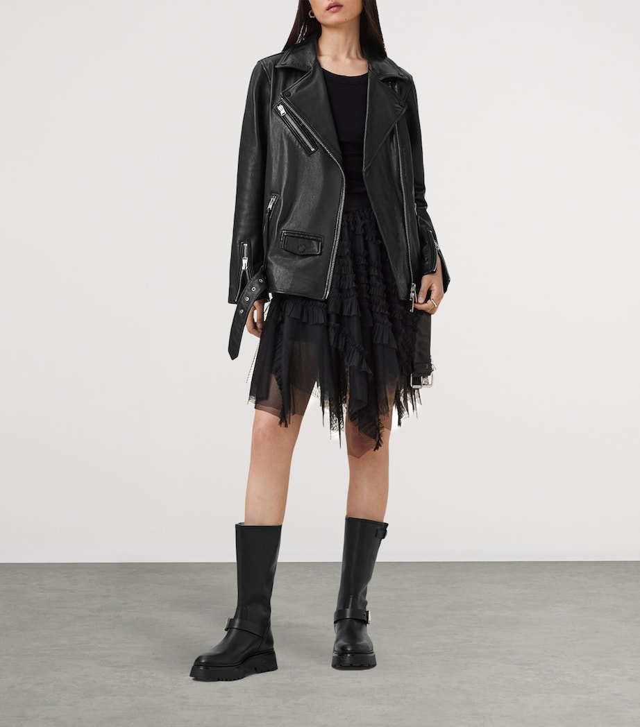 Tulle Jayde Midi Skirt BLACK Image 2