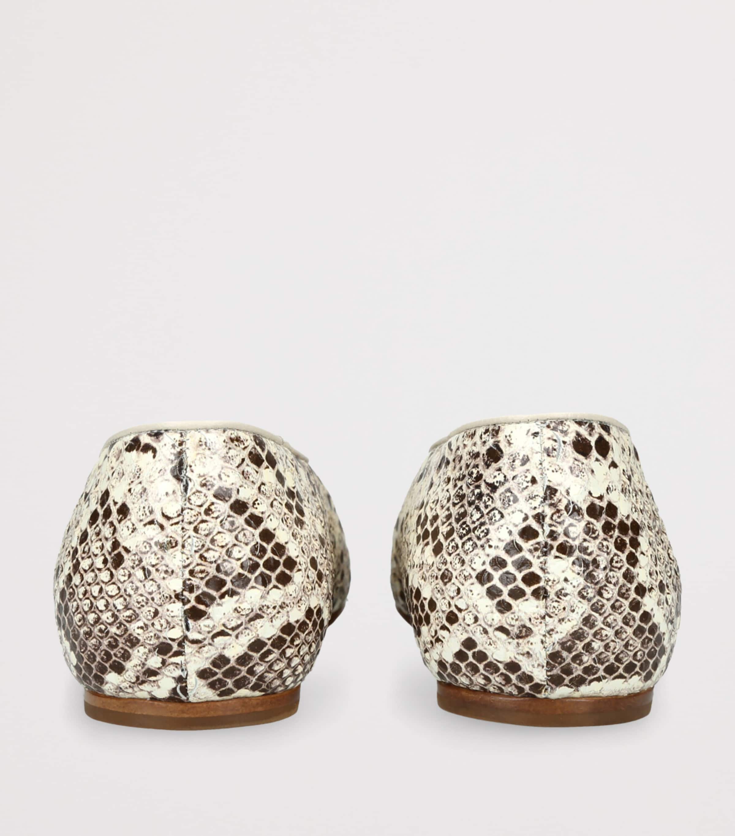 Le Monde Beryl Snakeskin-Effect Regency Ballet Flats Mult/other Image 2