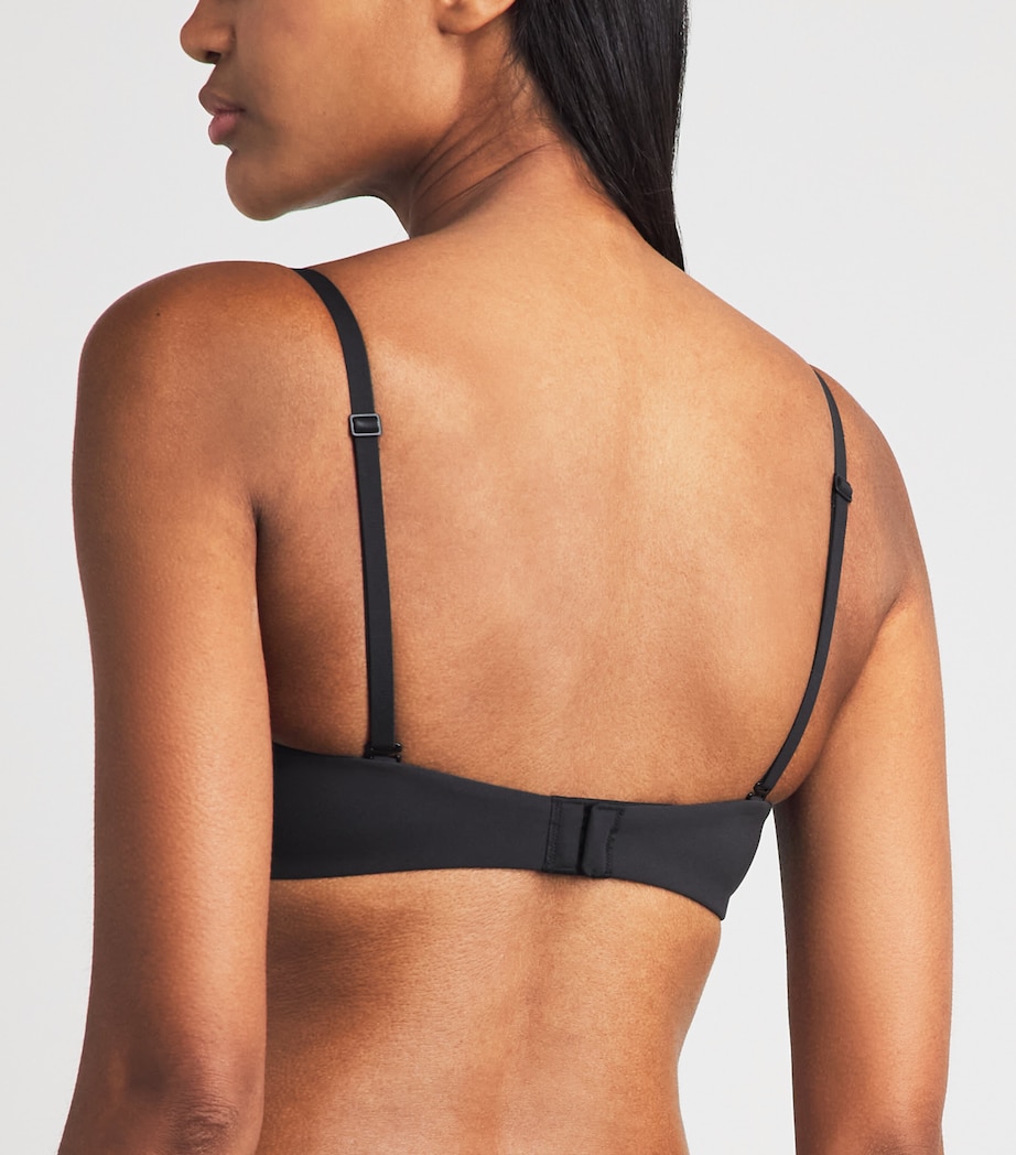 Skims Womens Fits Everybody Push-Up Demi Bra Onyx Image 3