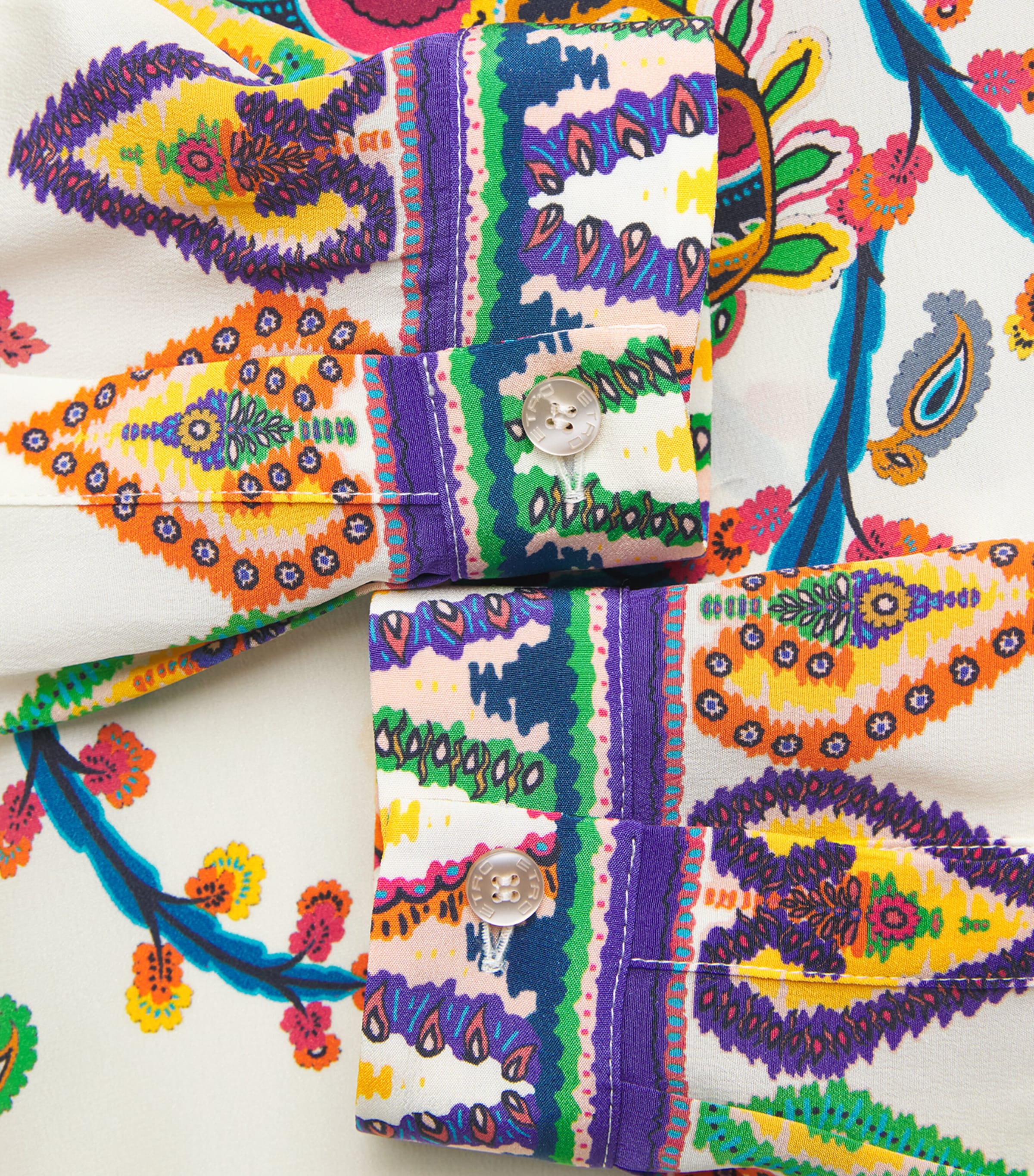 Silk Paisley Shirt X0800 Image 5