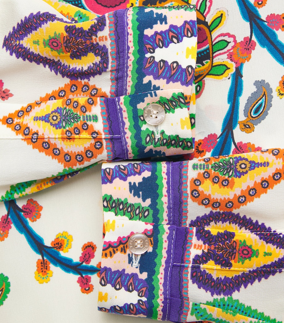 Silk Paisley Shirt X0800 Image 5