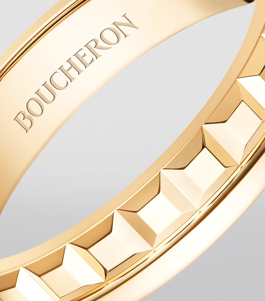 Yellow Gold Qautre Radiant Edition Wedding Band YELLOW GOLD Image 3