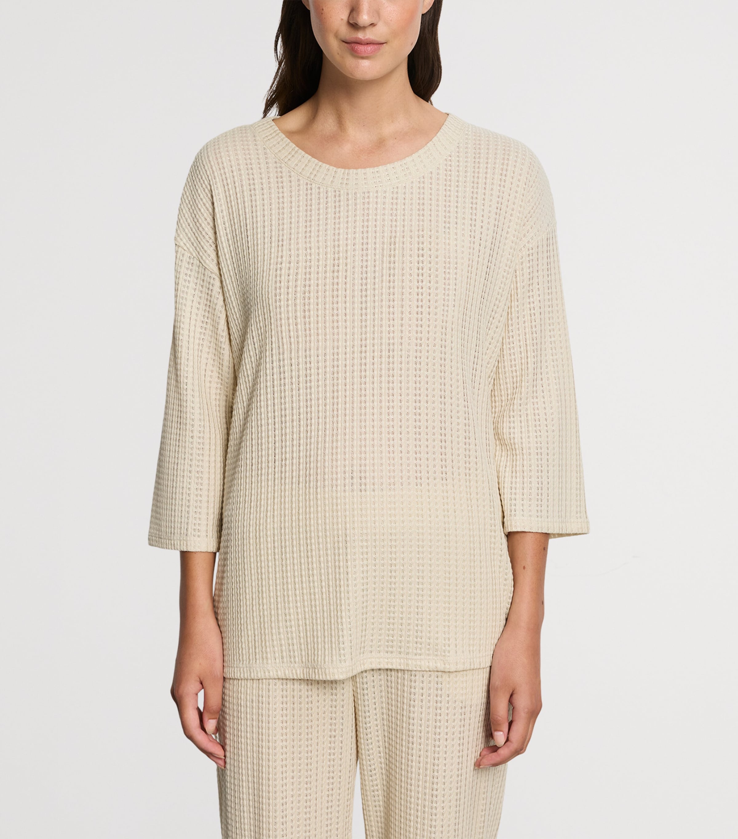 Hanro Womens Summer Knits Top Oyster Gray Image 2