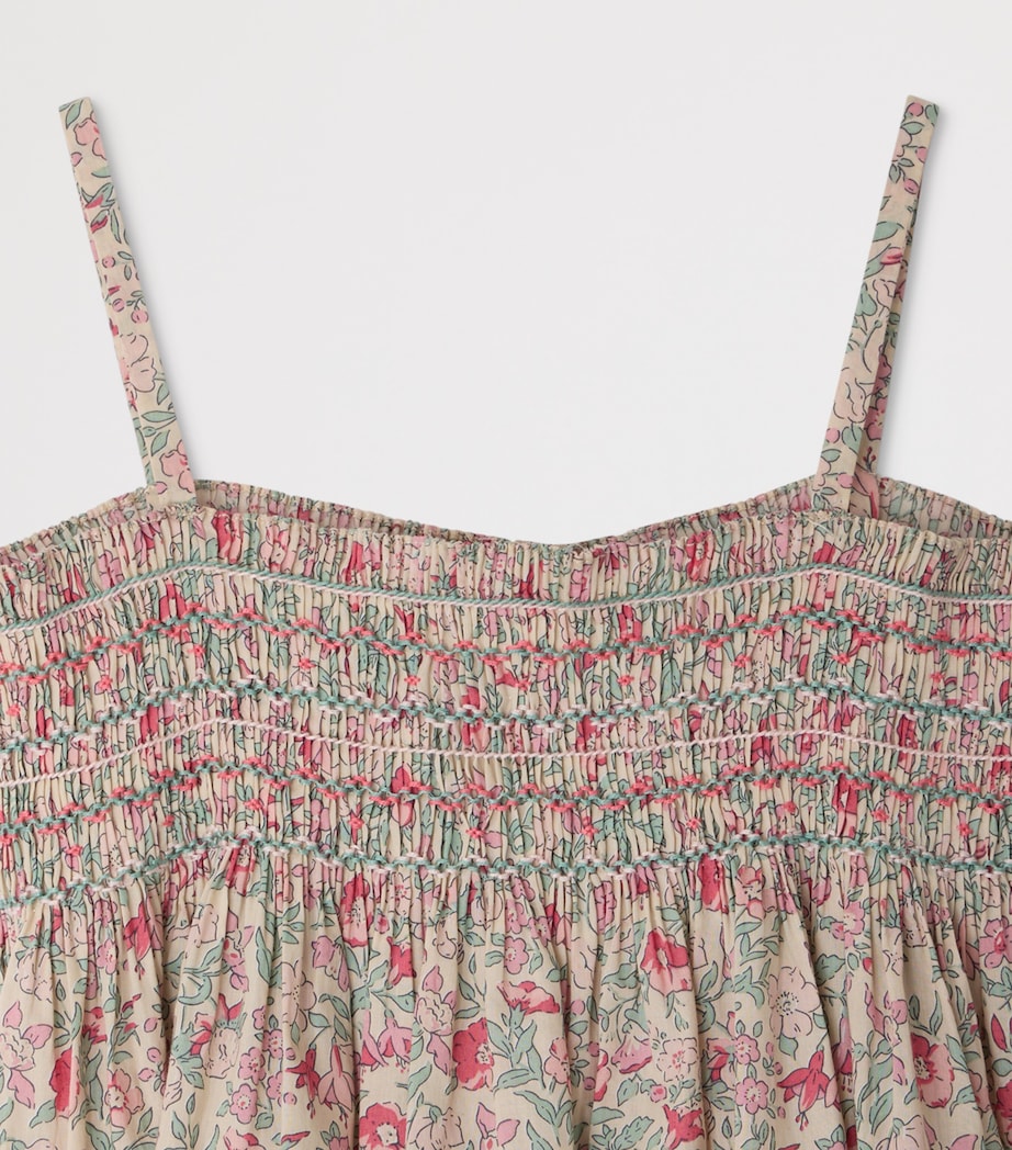 Bonpoint Floral Apolline Tank Top (10-14 Years) Fl Framboise Image 3