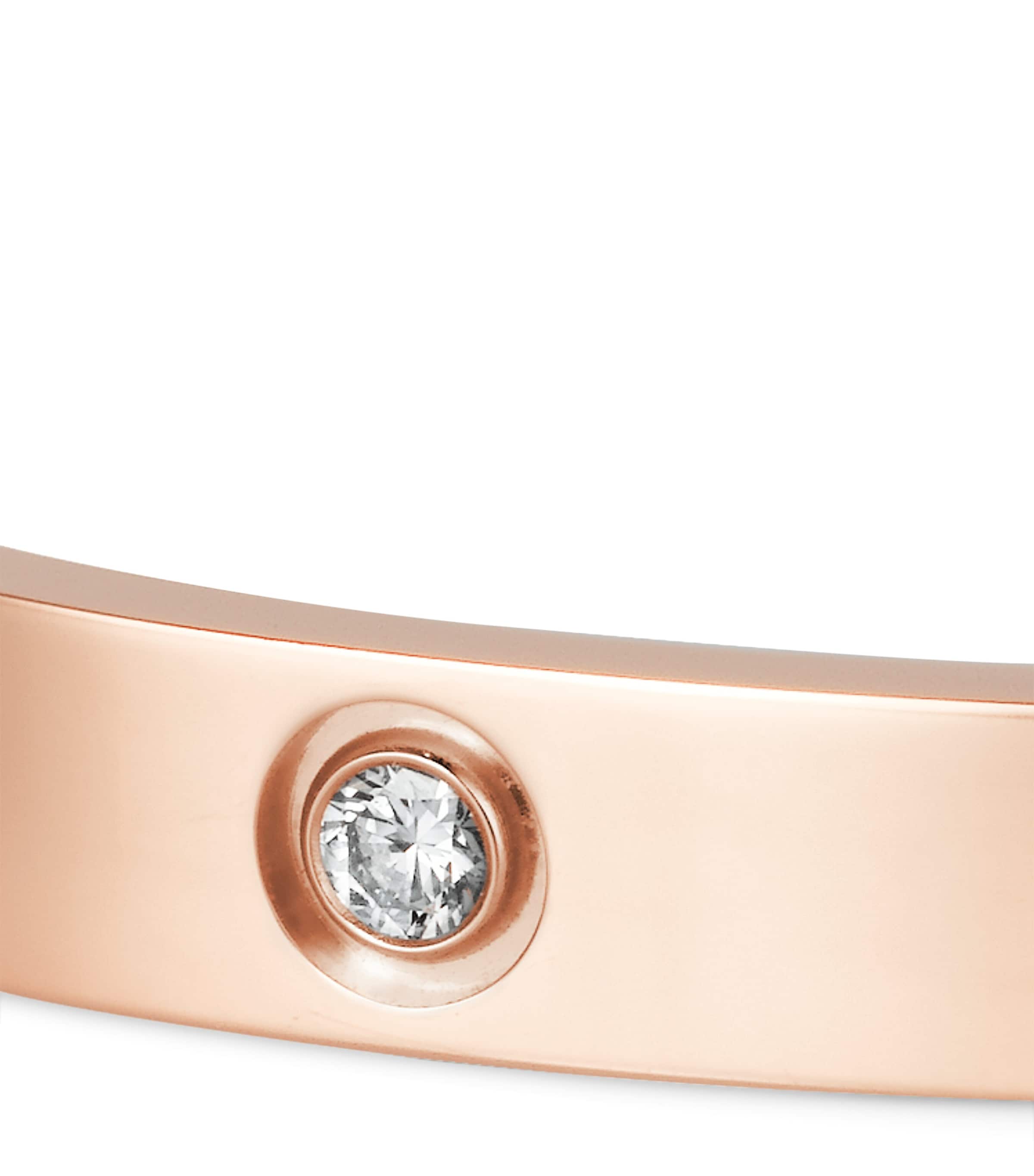 LOVE Classic Rose Gold 10-Diamond Bracelet ROSE GOLD Image 9