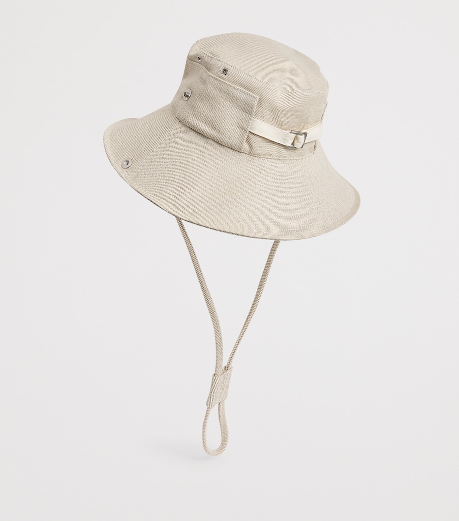 Denim De-Nîmes Bucket Hat 110-OFF-WHITE Image 3