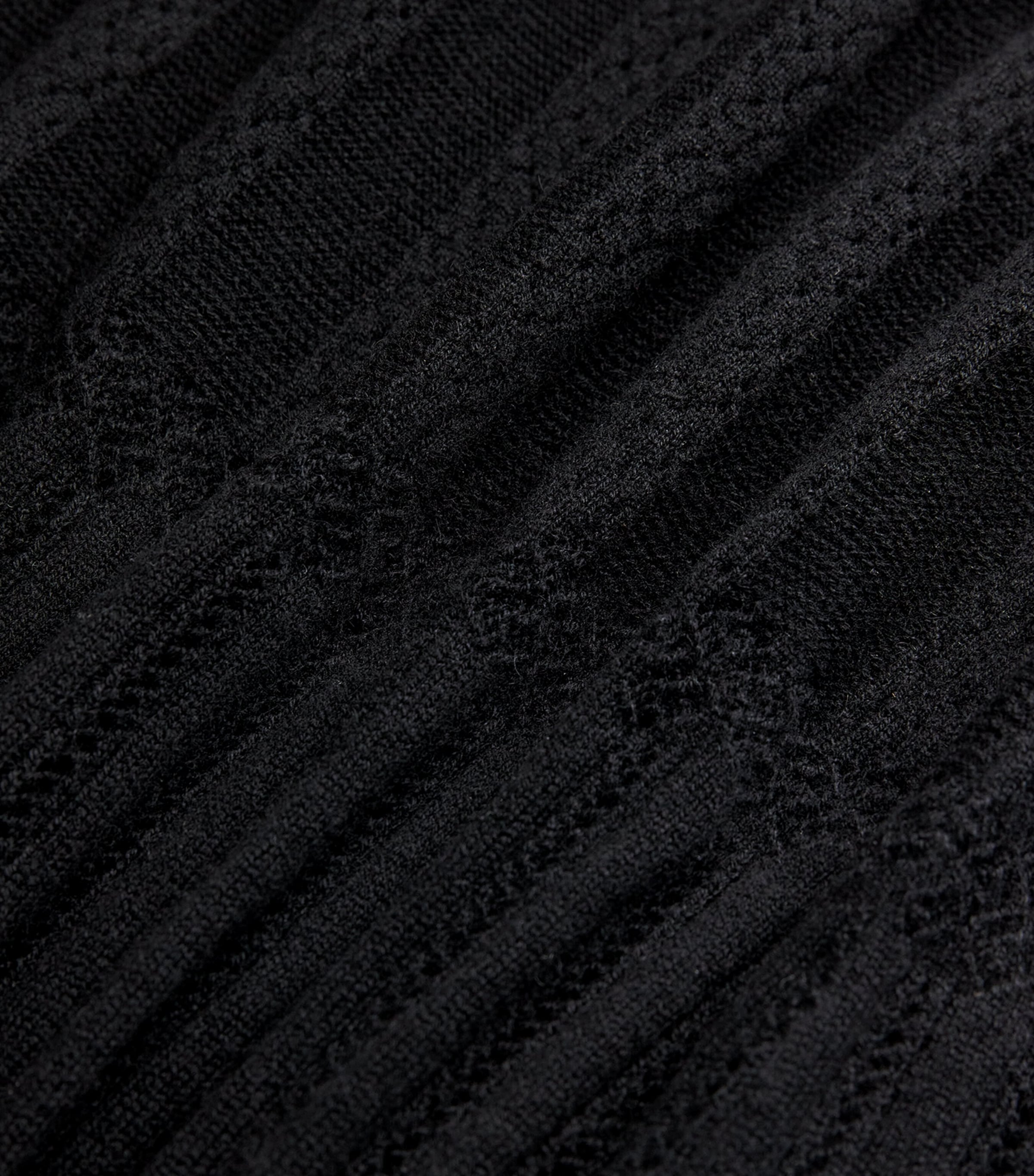 Wool-Cashmere Rythmée Maxi Skirt 1001 NOIR Image 6