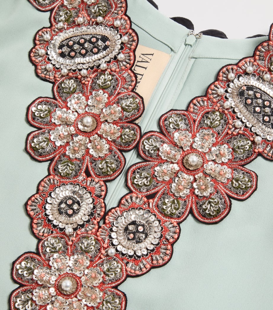 Silk Embellished Maxi Dress QM1 Image 7