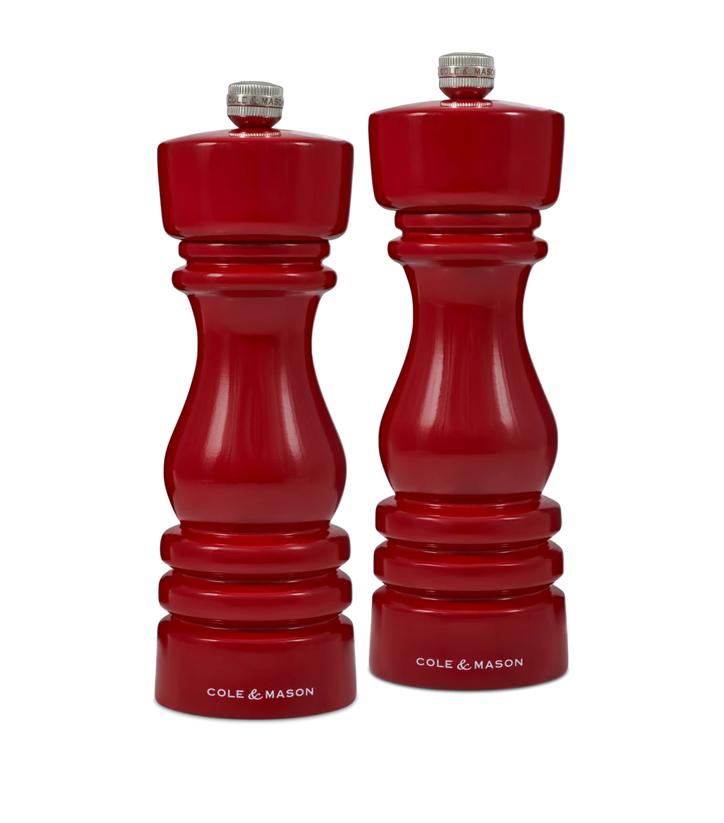 Cole & Mason London Salt And Pepper Mills Gift Set In Red