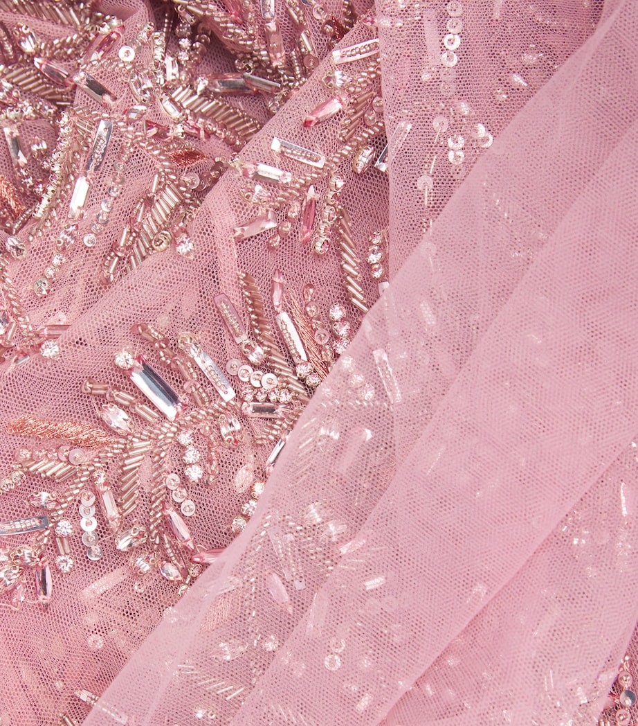 Tulle Embellished Off-The-Shoulder Gown 151906 ZEPHYR Image 5