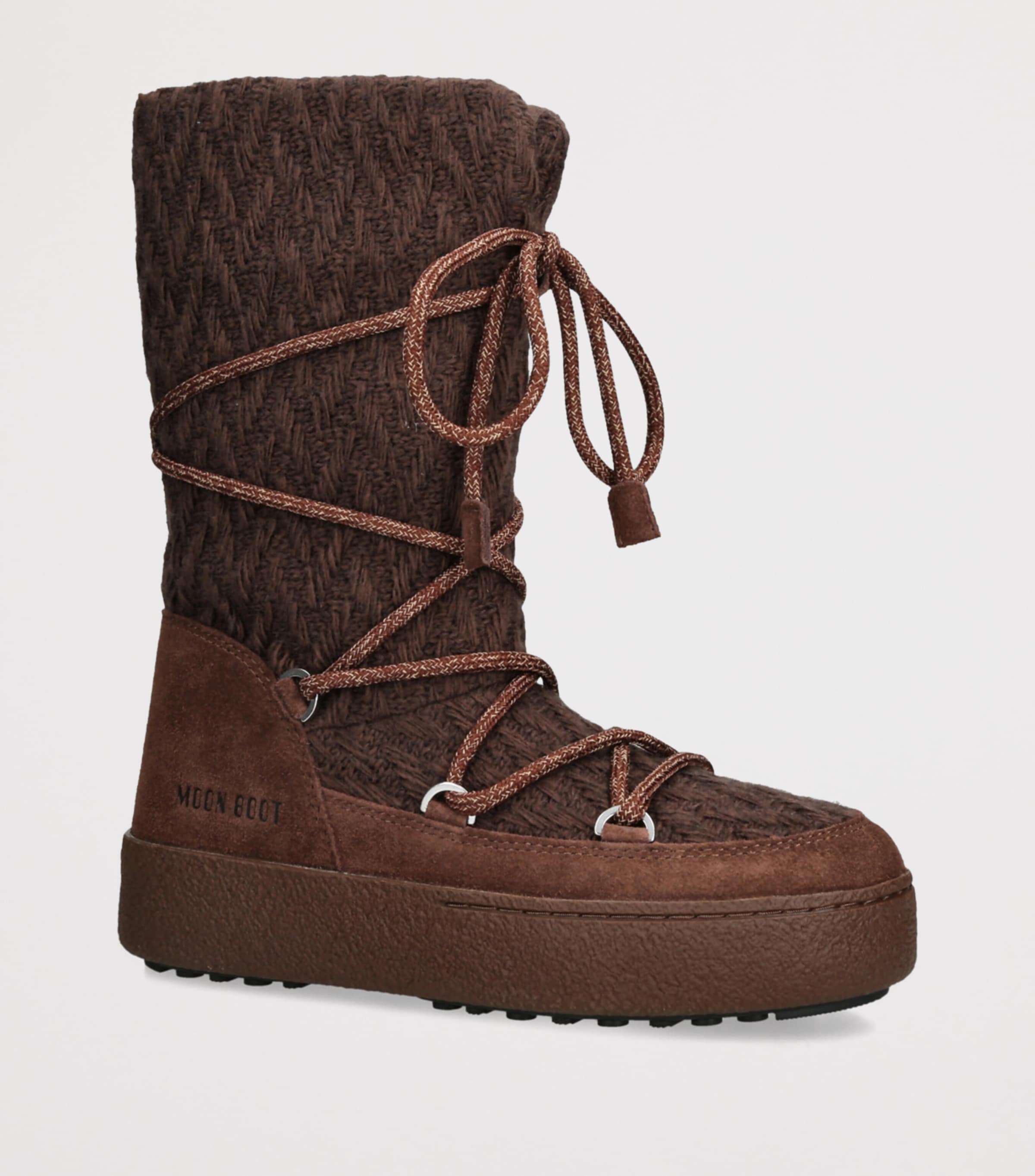 x Guest in Residence Knitted LTrack Boots BROWN Image 3