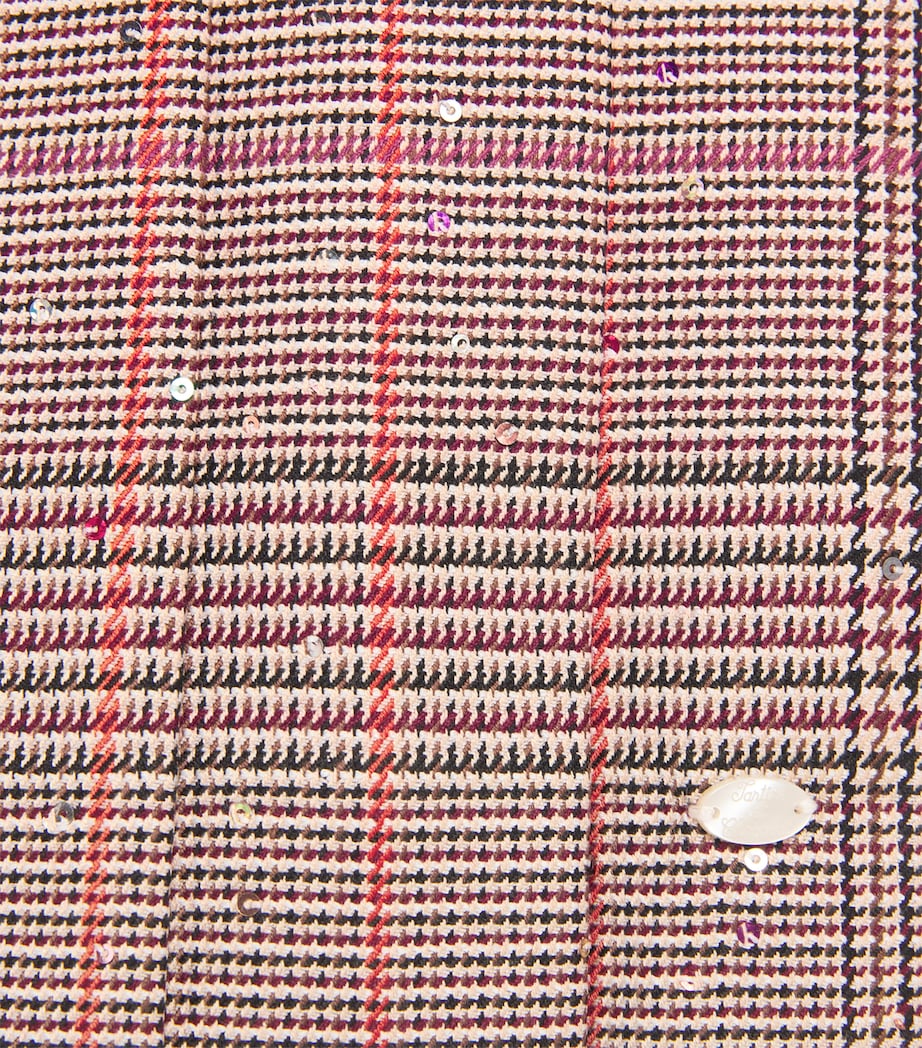 Check Pleated Skirt (2-12 Years) 17 BEIGE Image 3