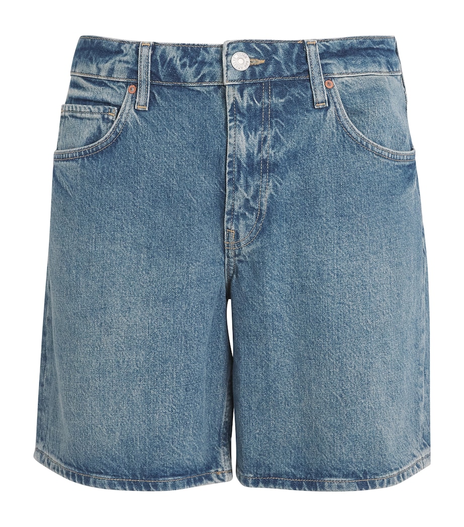 PAIGE Mens Darnell Denim Shorts Scooter Image 1