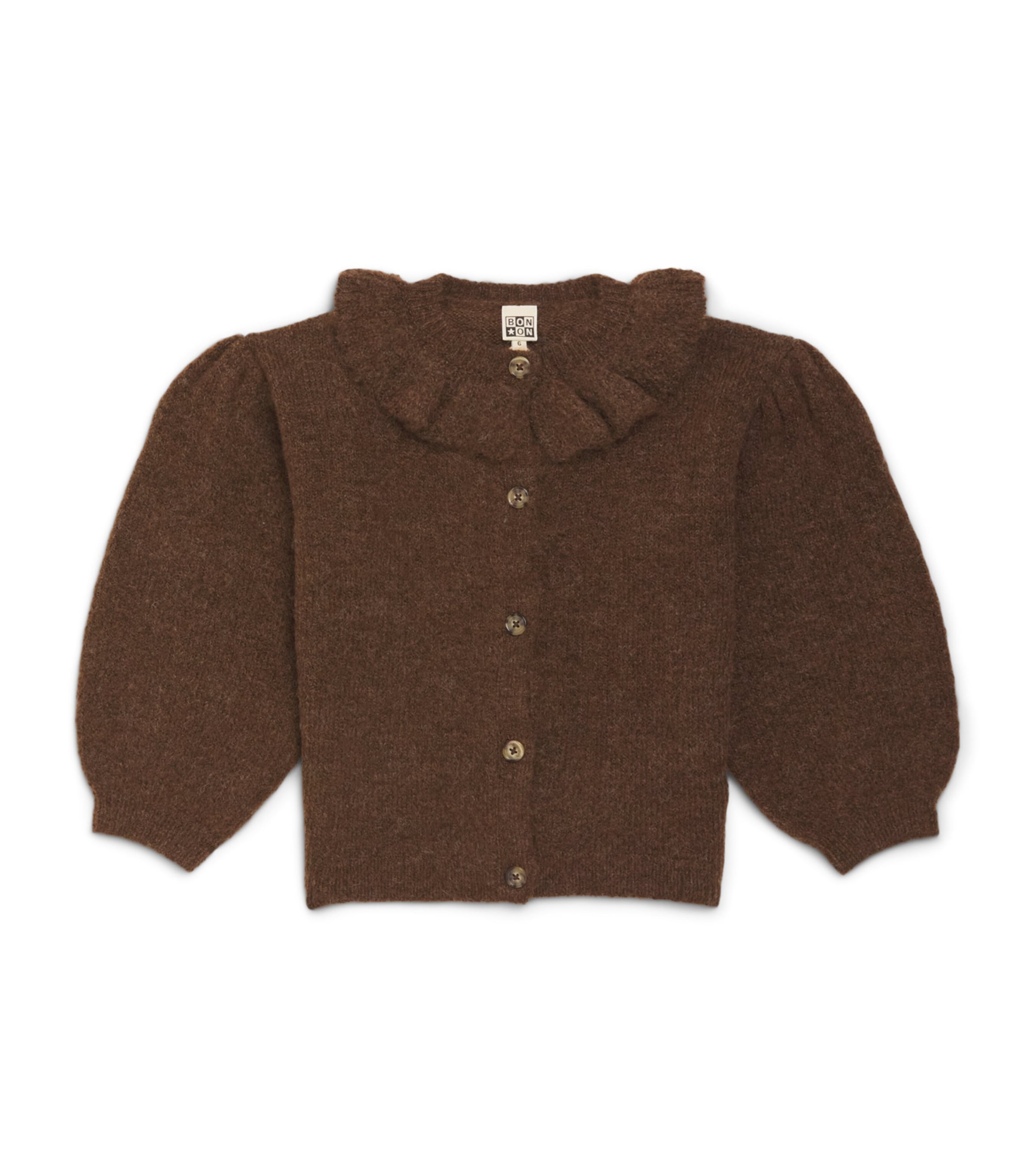 Bonton Paloma Cardigan (2-14 Years) James Brown Image 1