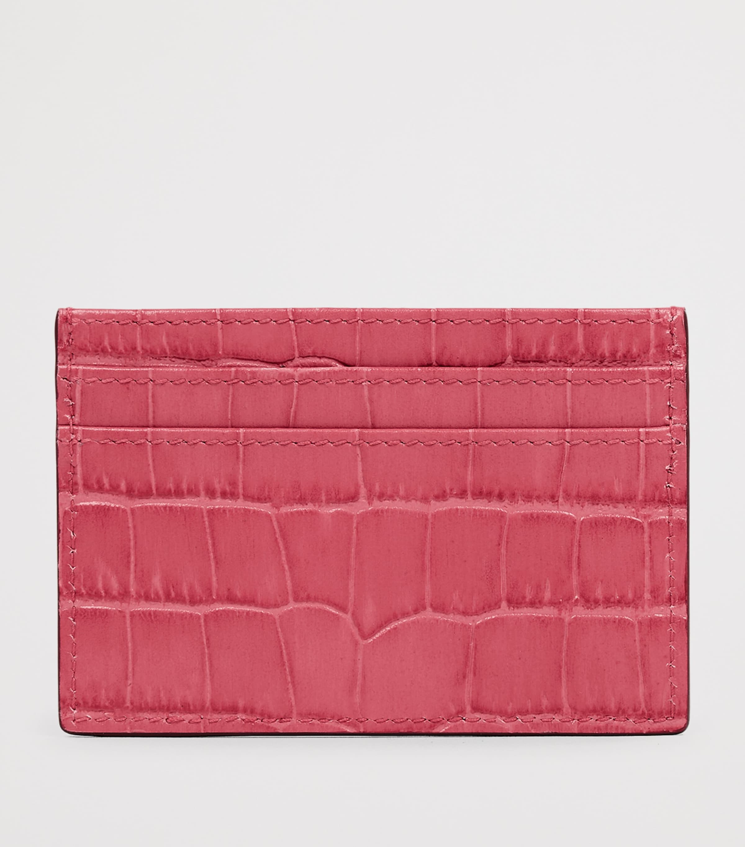 Leather Mara Card Holder RASPBERRY Image 3