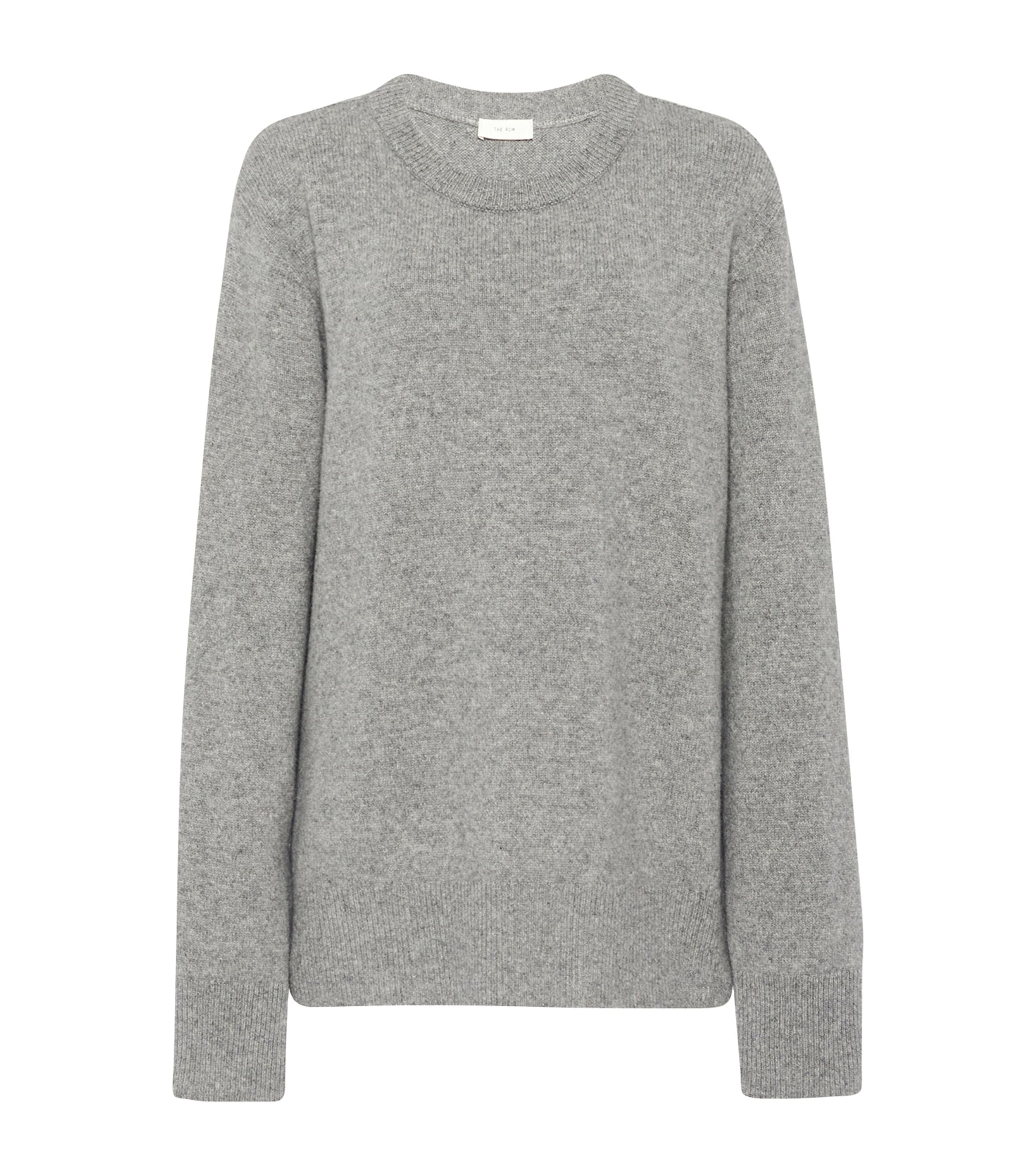 Shop The Row Sibem Wool-cashmere Sweater In Grey