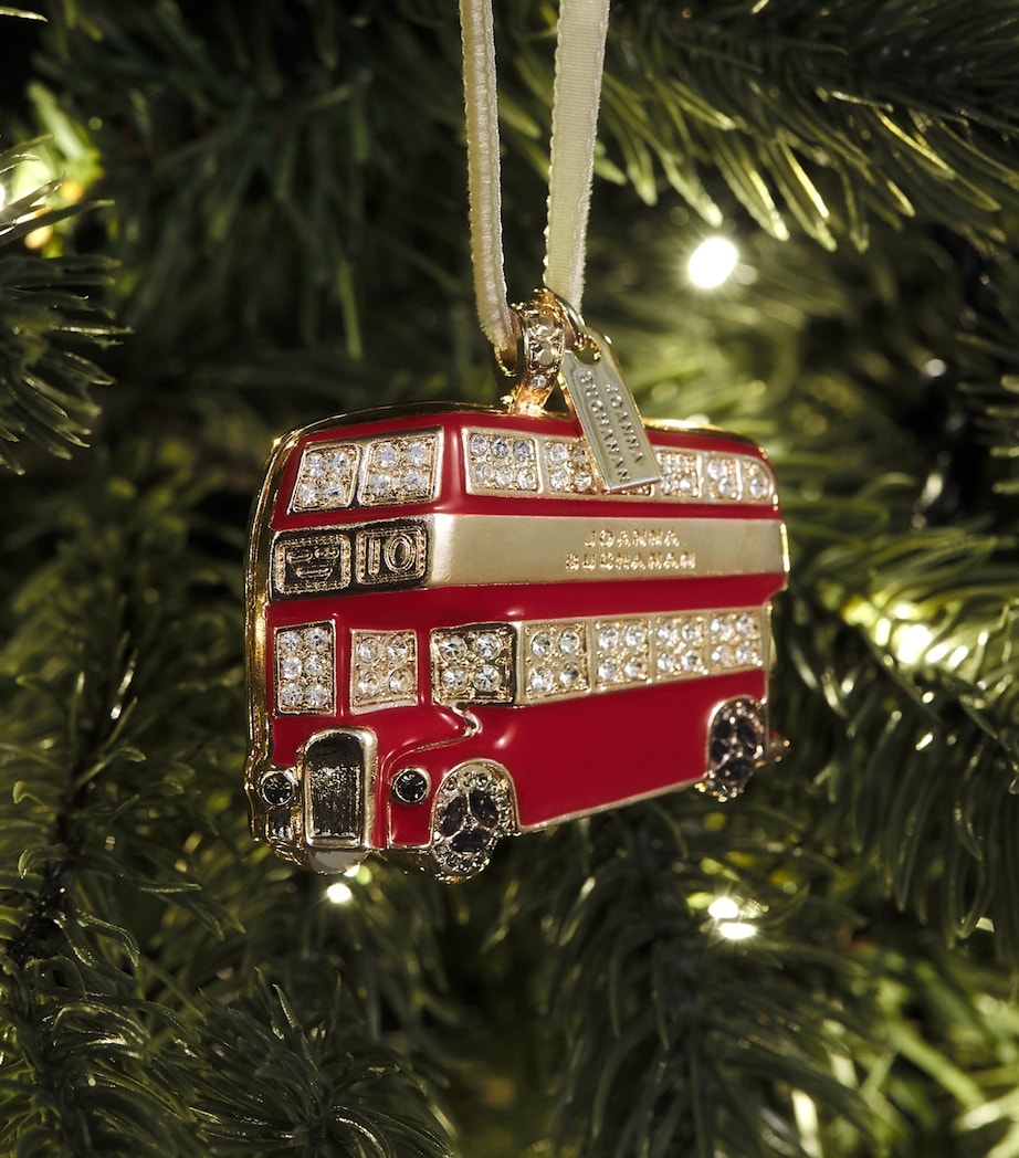 Joanna Buchanan Crystal-Embellished Bus Tree Decoration Red Image 3