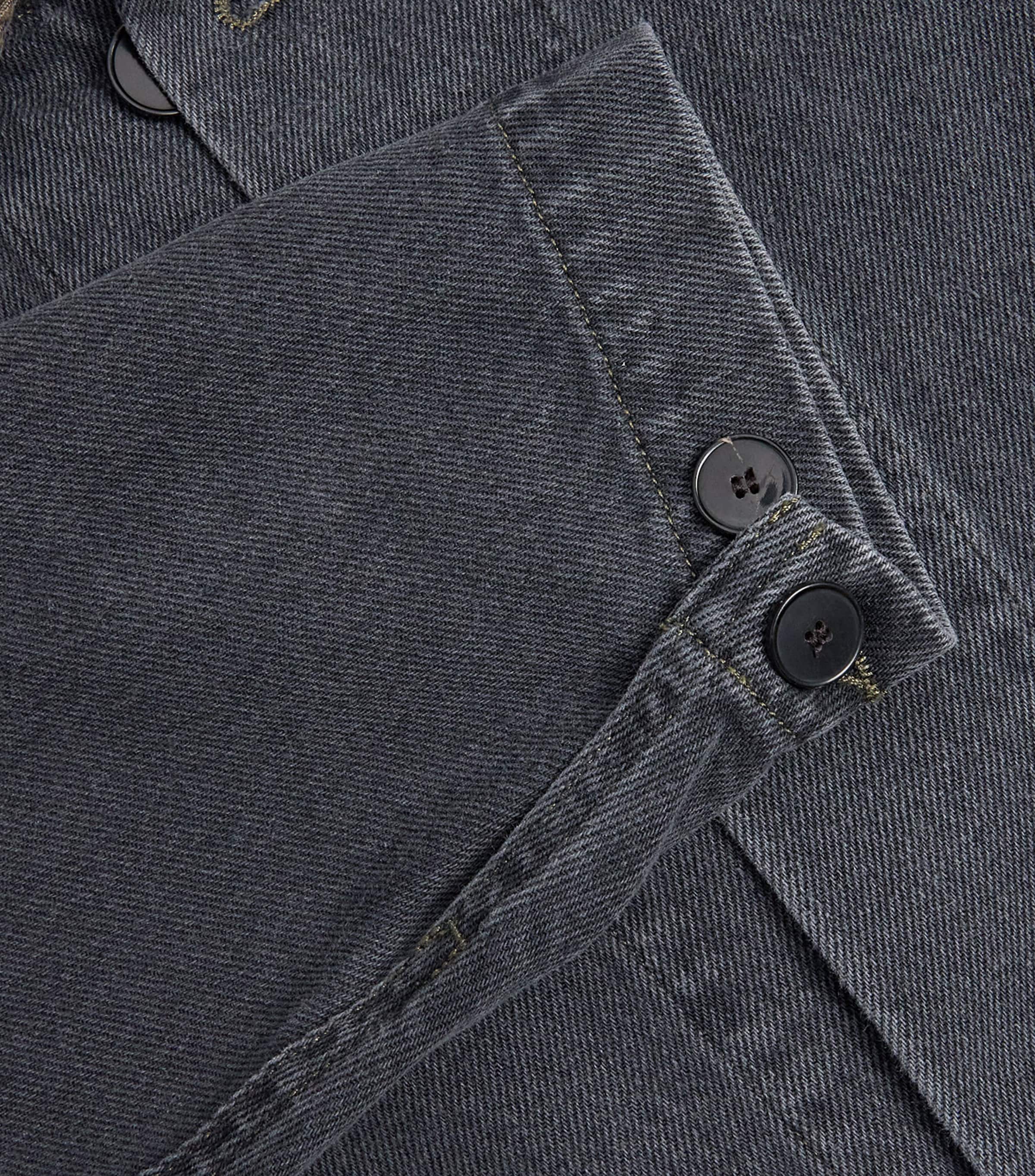 Cotton Corduroy-Collar Carlito Jacket MIDGREY/ICEDCOFFEE Image 5