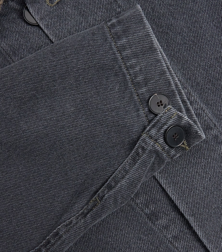 Cotton Corduroy-Collar Carlito Jacket MIDGREY/ICEDCOFFEE Image 5