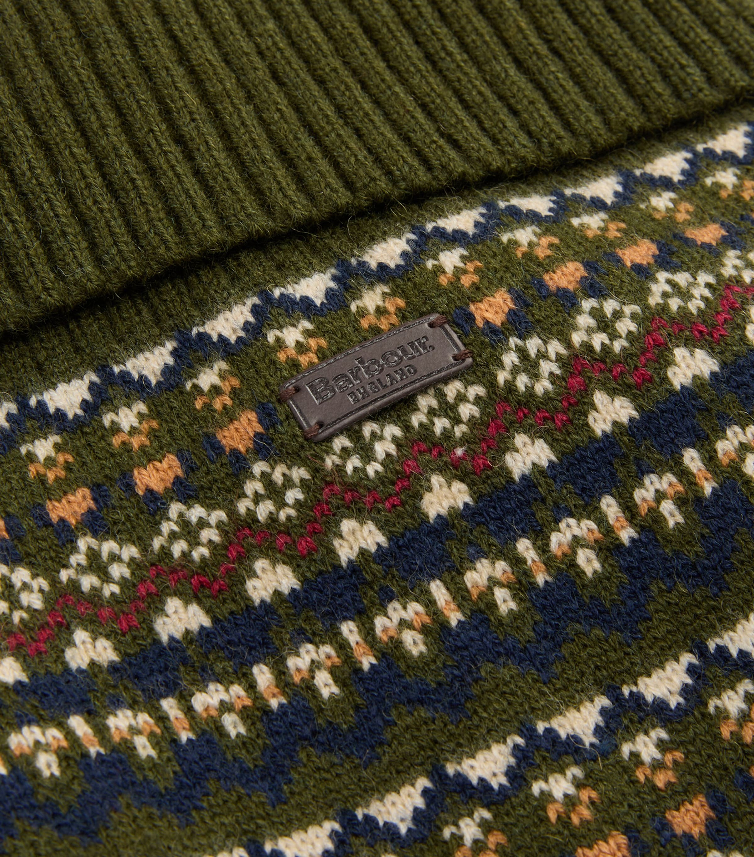 Fair Isle Marlow Dog Sweater (S - L) OLIVE Image 5