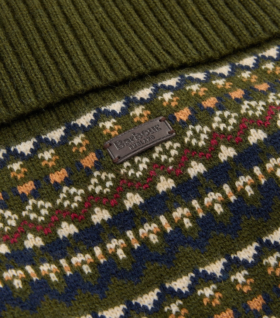 Fair Isle Marlow Dog Sweater (S - L) OLIVE Image 5