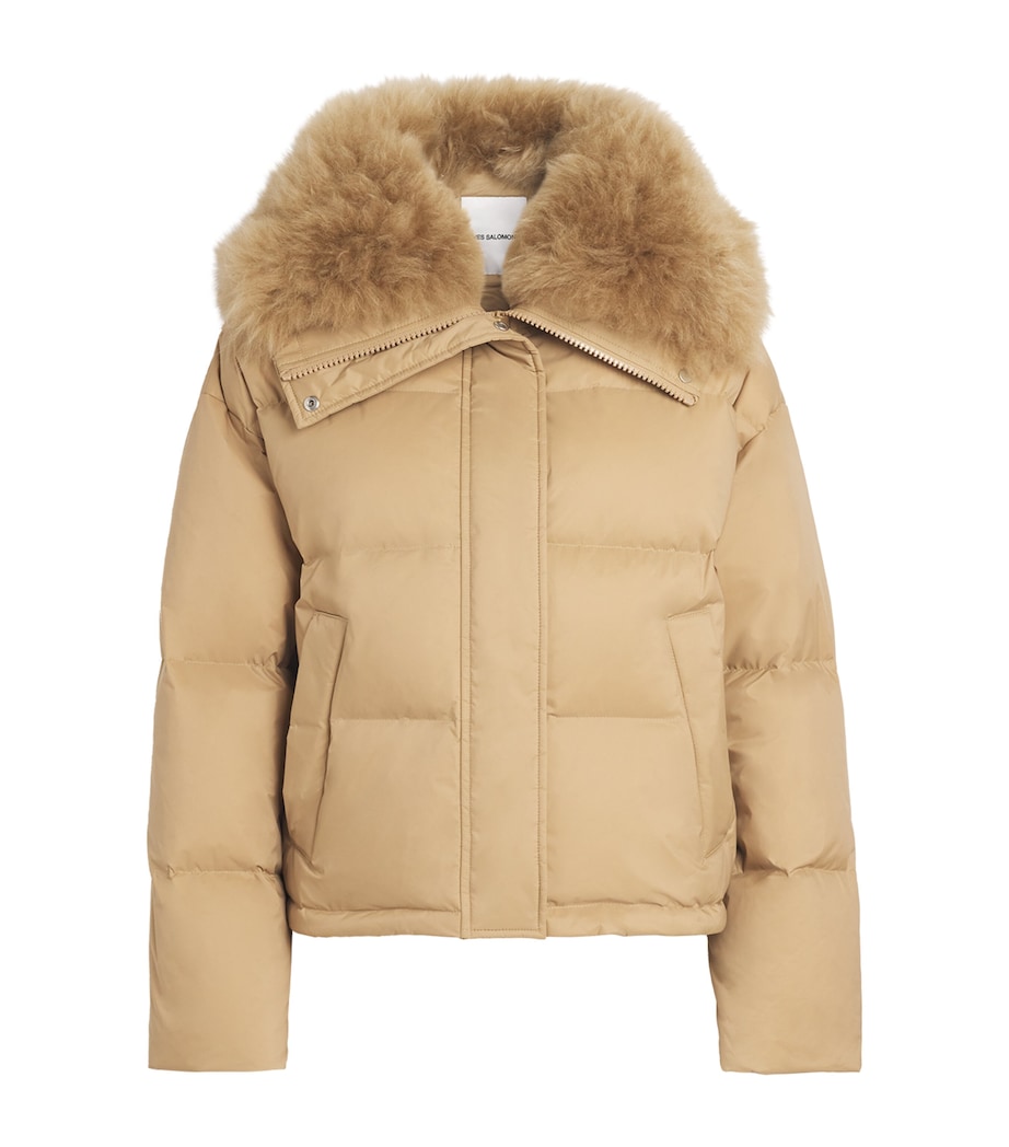 Yves Salomon Womens Down Technical Puffer Jacket Image 1
